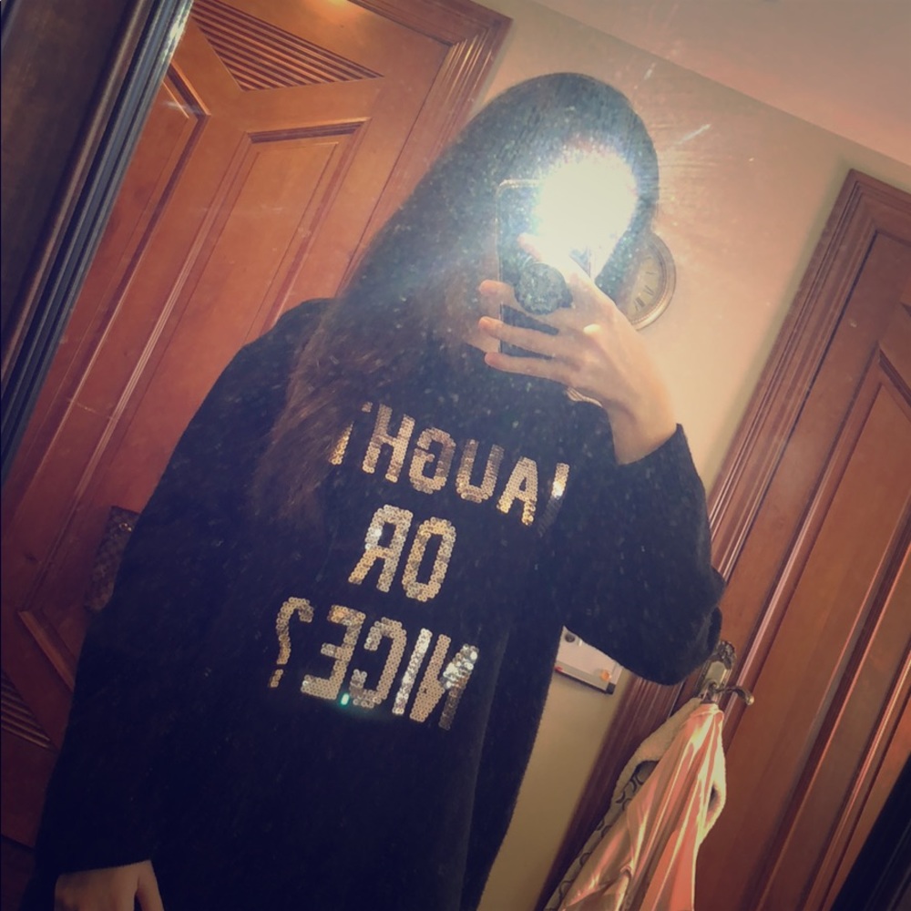 Naughty or nice sweater